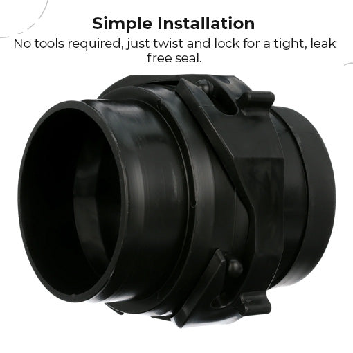 RV Sewer Hose Twist Connect Kit