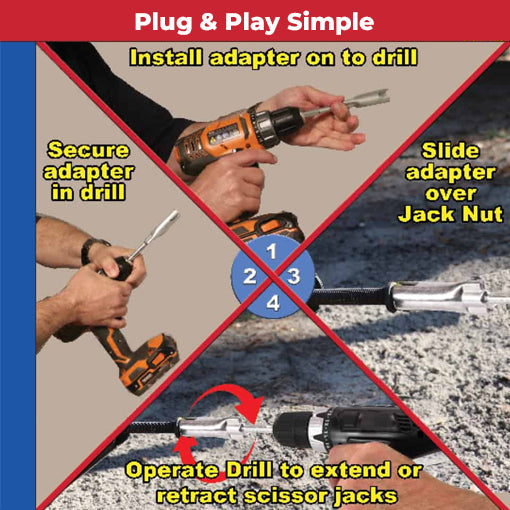 T-Slot Style 3/8-inch Drill Attachment
