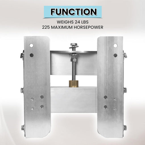 Adjustable Outboard Boat Plate