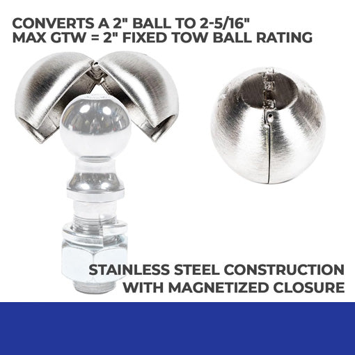 Clamshell Tow Ball Adapter