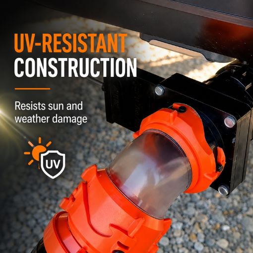 Short Bayonet Hook Twist-On RV Waste Valve