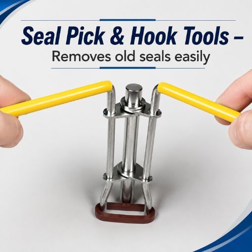 Hydraulic Seal Installation Tool Kit with Pick and Hook Tools
