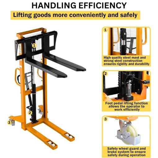 Manual Stacker Hand Pallet Forklift
