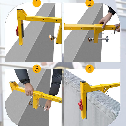 Parapet Adjustable Non-Penetrating Anchor