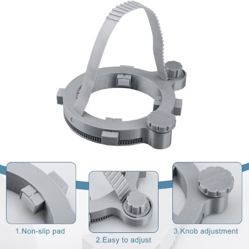 RV 90-Degree Sewer Hose Fastening Device