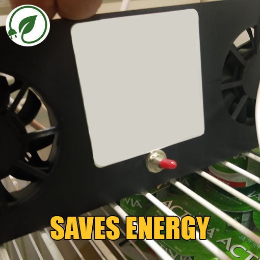 RV Refrigerator Fin Fan with Fridge Temperature Readout