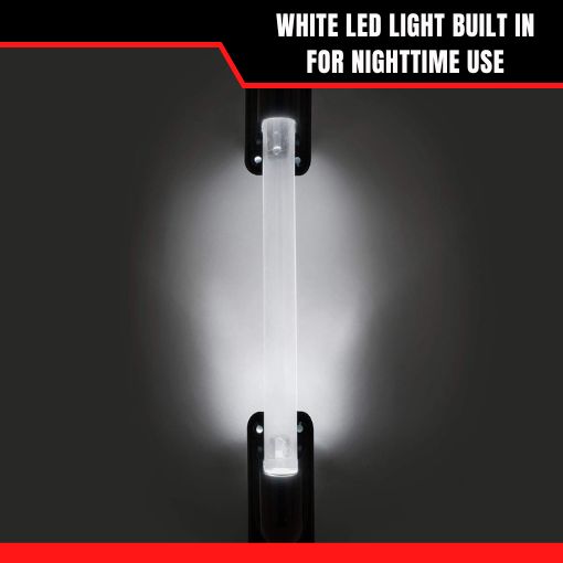 RV Entry Door Lighted Grab Bar