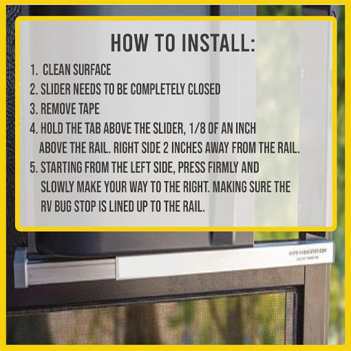 RV Screen Door Automatic Slider Panel Closer