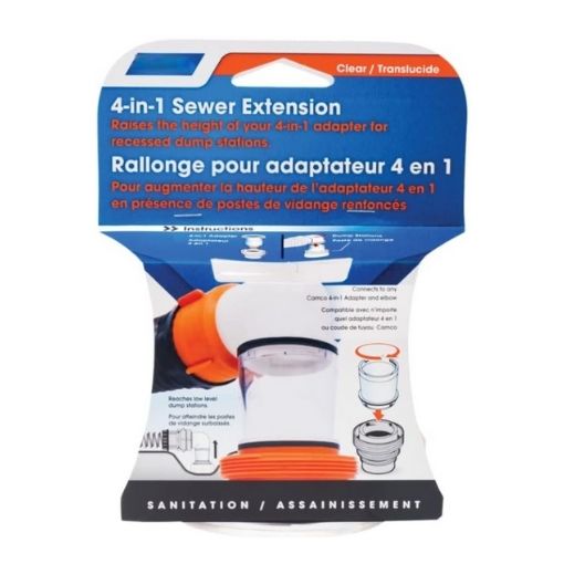 RV Sewer Extension for Recessed Dump Station