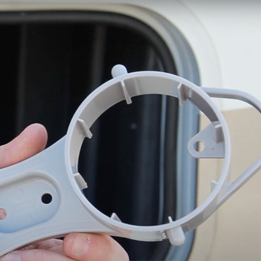 RV Sewer Fitting Organizer