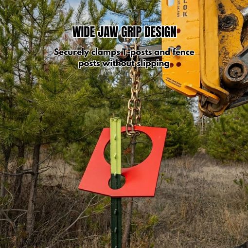 Skid Steer Post Fence Puller