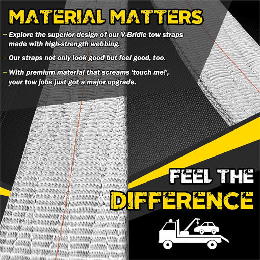 Tow Straps V Bridle with RTJ Cluster Hooks