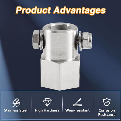 Trailer Jack Crank Handle Cordless Drill Adapter