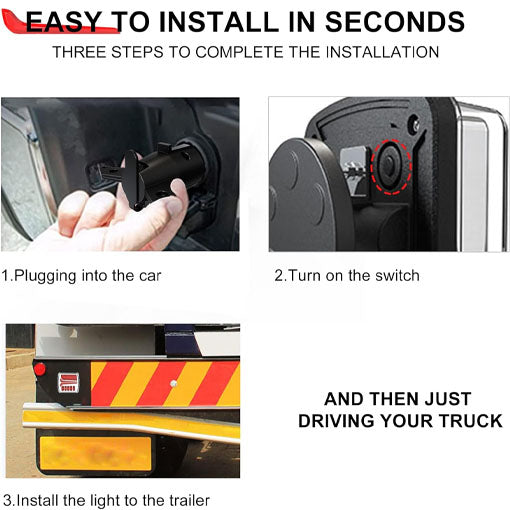 Wireless Magnetic Trailer Lights for Towing