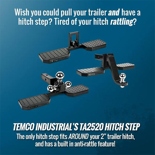 Hitch Step Fits Around 2" Trailer Hitch