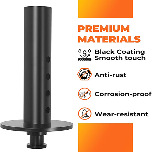 5th Wheel to Gooseneck Hitch Adapter with 4" Round Tube