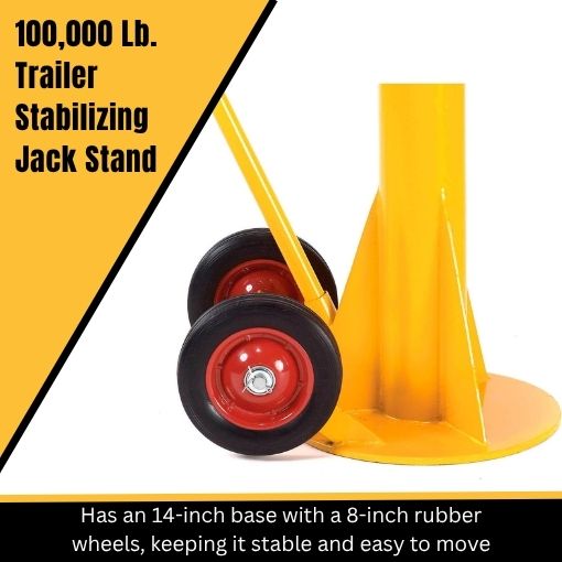 100,000 Lb. Trailer Stabilizing Jack Stand