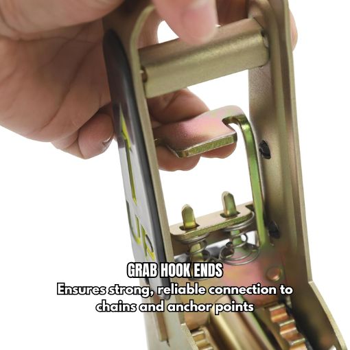 2-Pack Heavy Duty Ratcheting Chain Load Binder Kit