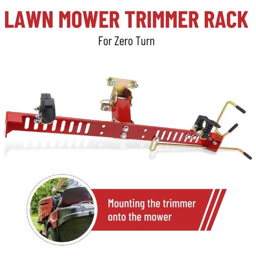 Adjustable Quick Clamp Lawn Mower Trimmer Rack