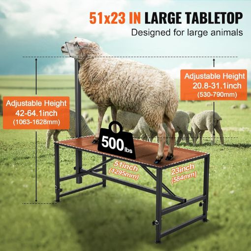 Adjustable Livestock Trimming Stand