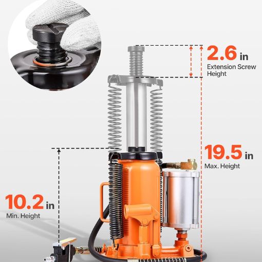 Air Hydraulic Bottle Jack