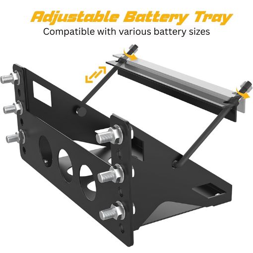 Bolt-on Battery Mounting Box Tray