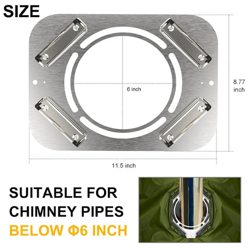DIY Clip-on Hot Tent Stove Jack