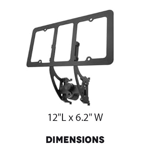 Lockable License Plate Holder