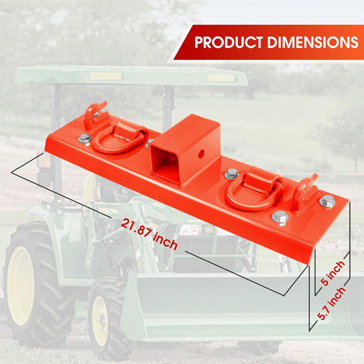Heavy-Duty Compact Tractor Bucket Hooks Bolt On