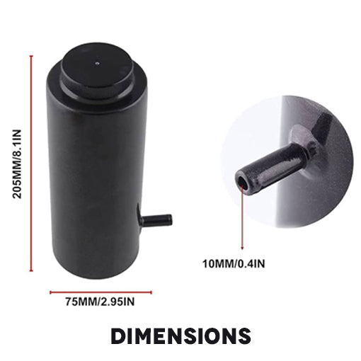 Universal Radiator Coolant Overflow Tank