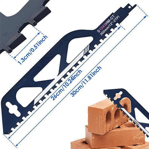 Demolition Masonry Reciprocating Saw Blade