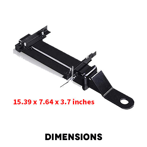 Universal Golf Cart Trailer Hitch with 2" Receiver