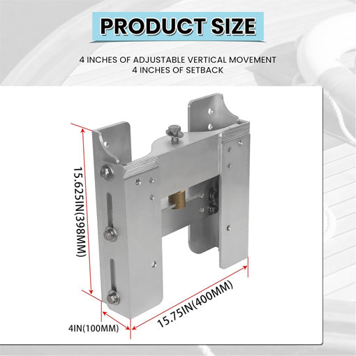 Adjustable Outboard Boat Plate