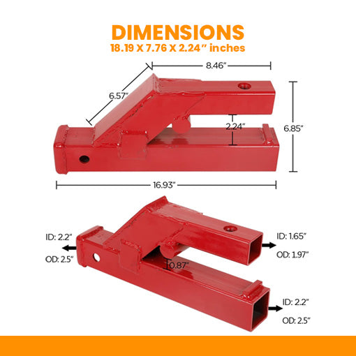 Clamp-On Trailer Hitch
