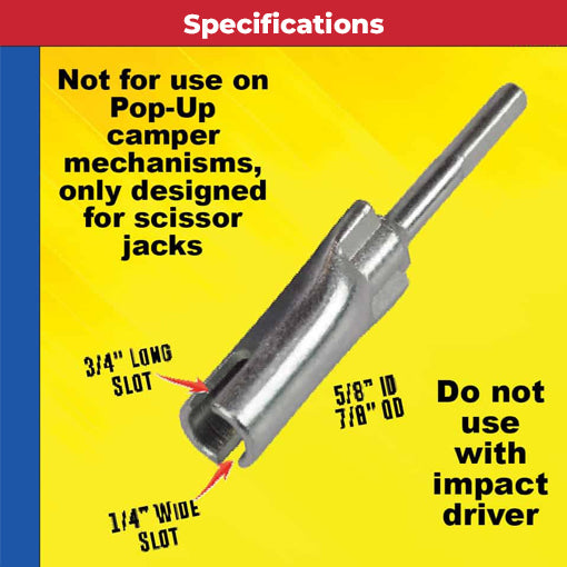 T-Slot Style 3/8-inch Drill Attachment