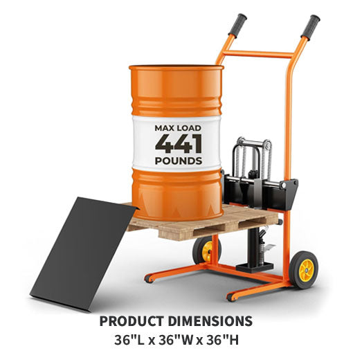 Hydraulic Material Lift Winch Stacker