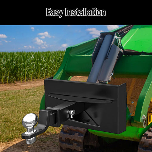 Mini Skid Steer Receiver Hitch Mount Plate