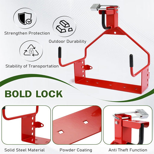 Handheld Blower Rack for Trailer