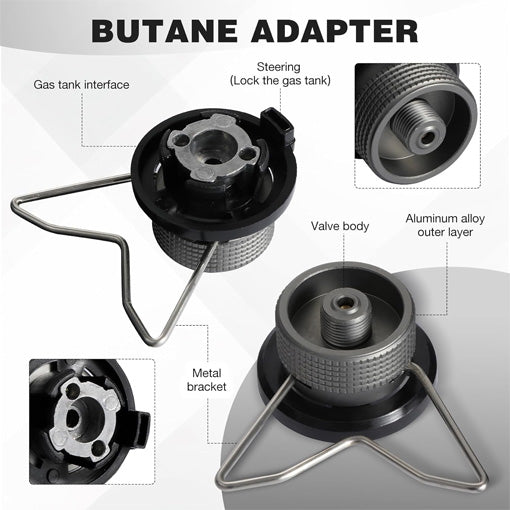 Universal Gas Canister Adapter Set