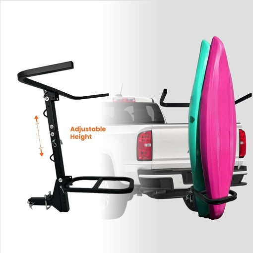 RV Hitch Mount Adjustable Kayak Rack