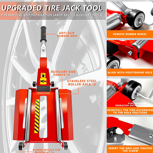 Portable Tire Jack Lifter Tool