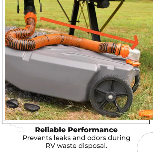 90-Degree RV Tote Tank Adapter