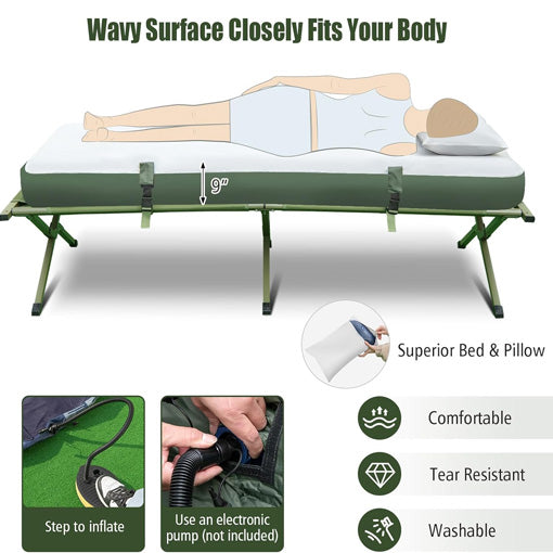 5-in-1 Tent Cot Combo With Awning