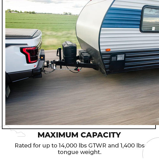 No-Sway Weight Distribution Hitch 4in Drop/Rise