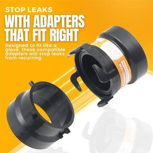 RV Sewer Connection & Termination Adapter