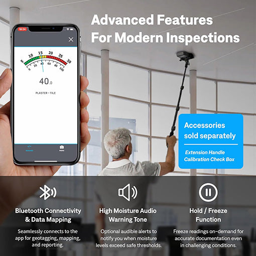 Pinless Meter for Measuring Moisture Content