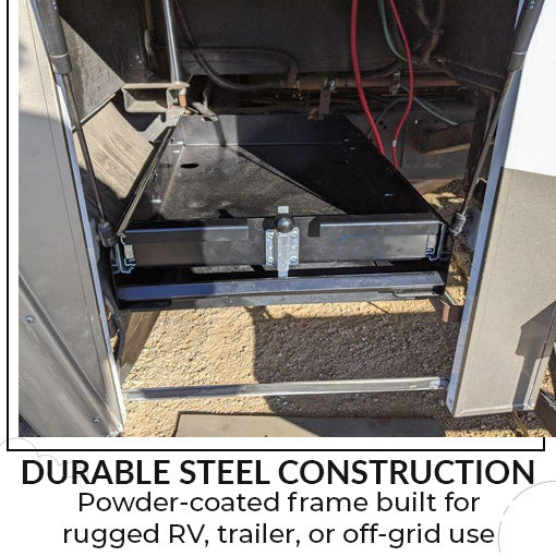 RV Generator Slide Out Tray