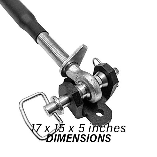 Frame-Mounted Hitch Stabilizer Draw Bars