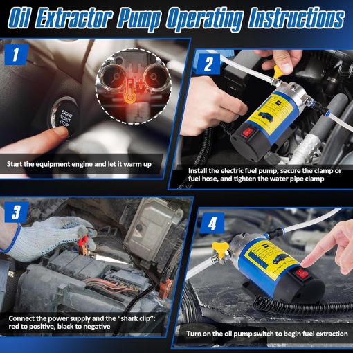 Lawn Mower Electric Oil Extractor Pump