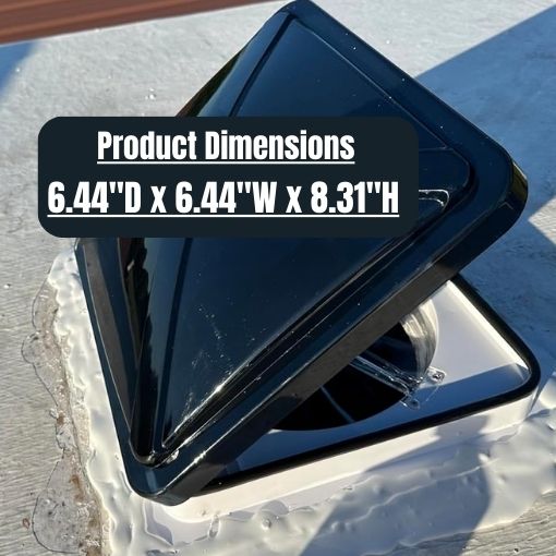 RV Roof Vent Fan with Rain Sensor